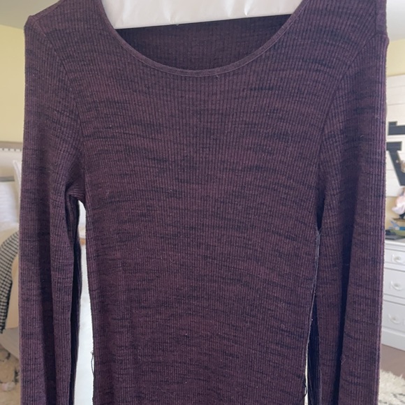 Three dots long sleeve fitted dress - Picture 2 of 2